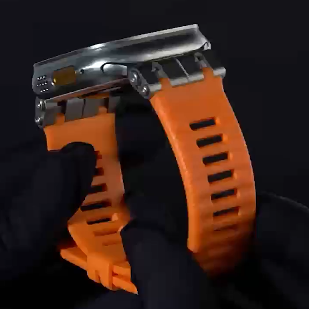 【アウトドア仕様】メタルジョイントTPUバンド【アップルウォッチ】