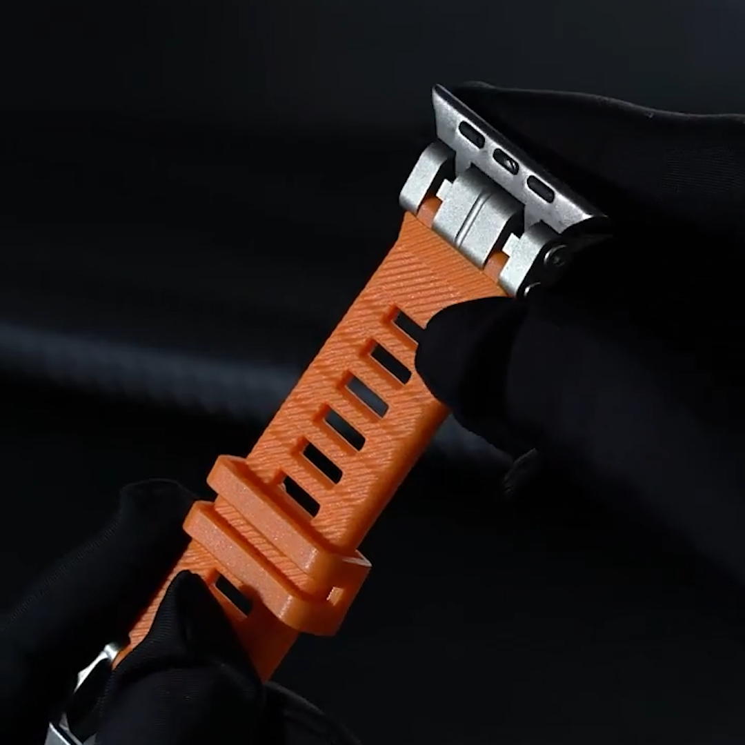 【アウトドア仕様】メタルジョイントTPUバンド【アップルウォッチ】