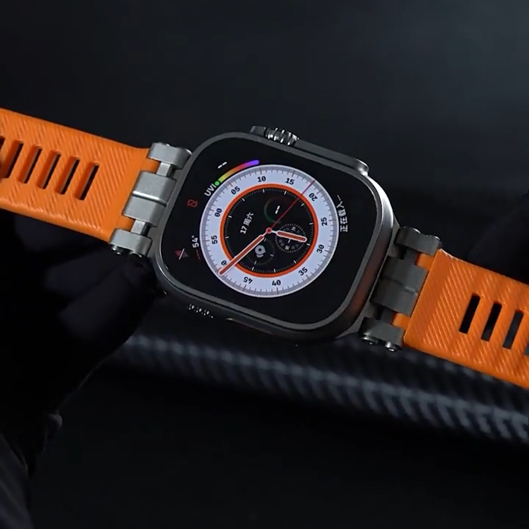 【アウトドア仕様】メタルジョイントTPUバンド【アップルウォッチ】