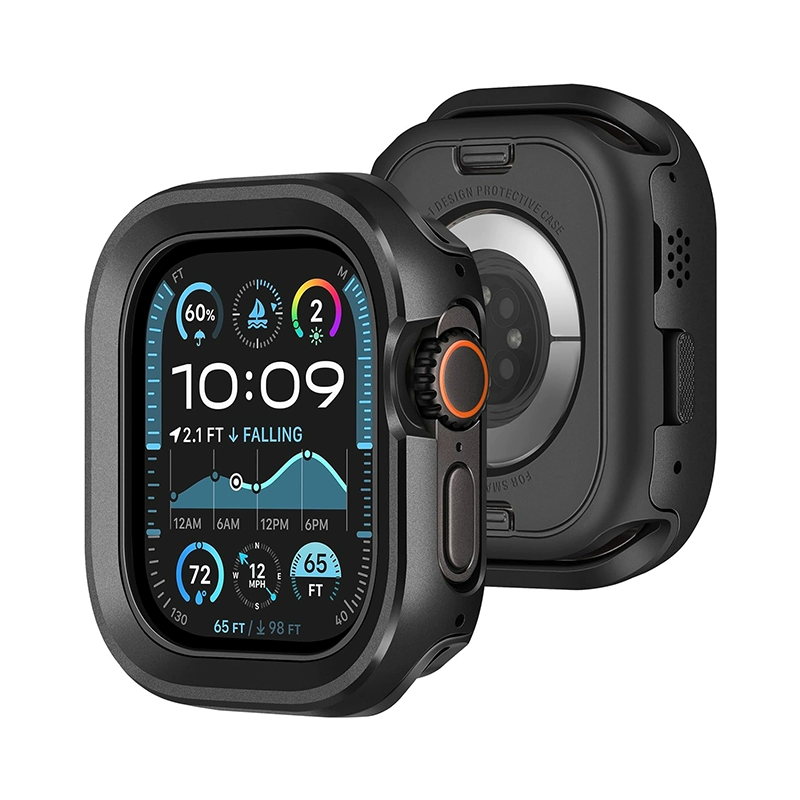 【立体ハイブリッド】メタルバンパーガードケース【アップルウォッチ】