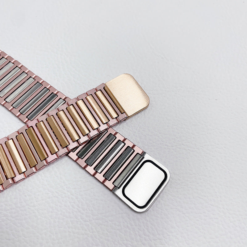 【バイカラー】2トーンマグネットメタルバンド【アップルウォッチ】