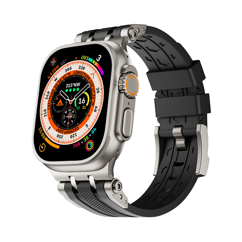 45mm apple watch7、8 メタル ラバーベルト カスタム 金属 2025年最新 45mm apple watch7、8 メタル ラバーベルト カスタム 金属 2025年最新