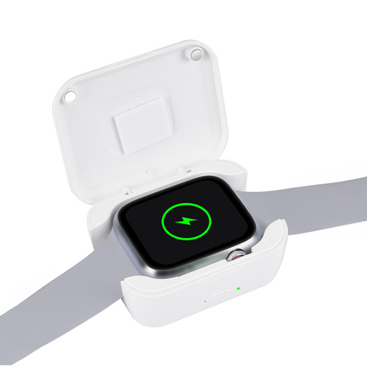 【持ち運び充電】ポータブルワイヤレス充電ケース【アップルウォッチ】