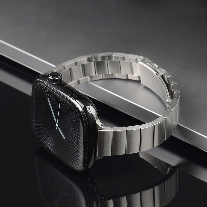 【美フォルム】スリムリンクステンレスバンド【アップルウォッチ】