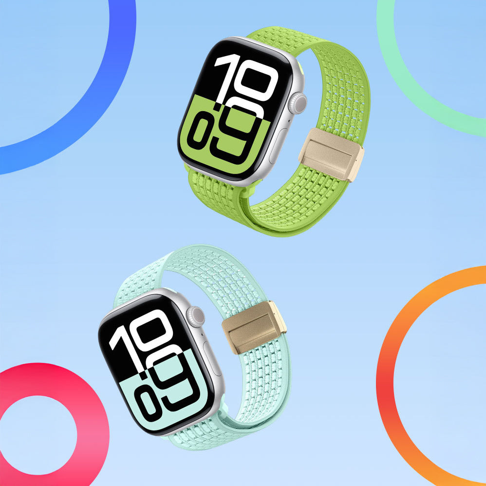 【快適フィット】エアリーカラーナイロンバンド【アップルウォッチ】