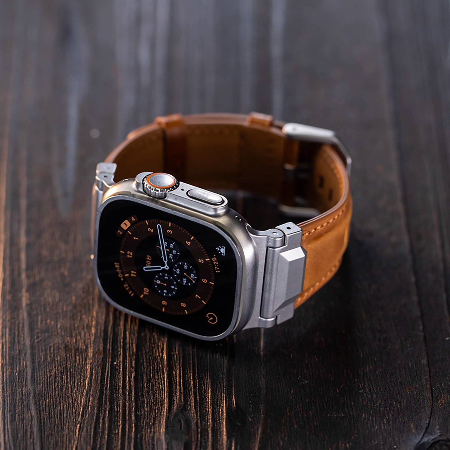 【大人の冒険心】アドベンチャーレザーバンド【アップルウォッチ】