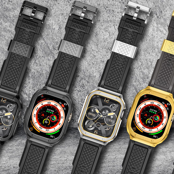 【Series 10/11対応】メカニカルプロテクトバンド【アップルウォッチ】