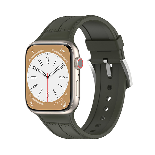 【和モダン】バンブーデザインシリコンバンド【アップルウォッチ】