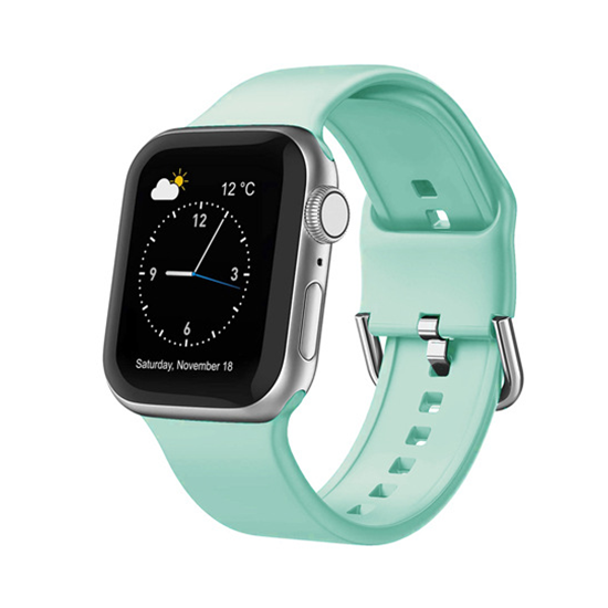 【全30色】カラーバックルシリコンバンド【アップルウォッチ】