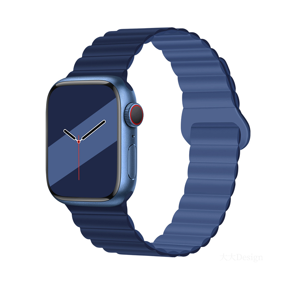 【選べる22色】カラフルマグネットシリコンバンド【アップルウォッチ】