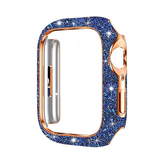【輝くアクセ感】スパークルフレームケース【アップルウォッチ】