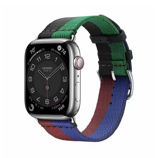 【ユニークな4色】マルチトーンナイロンバンド【アップルウォッチ】
