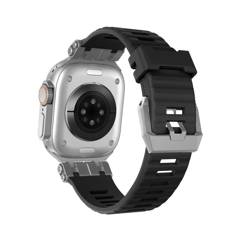 【アウトドア仕様】メタルジョイントTPUバンド【アップルウォッチ】