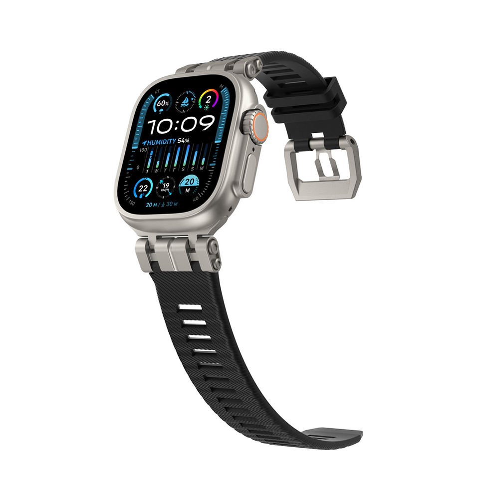 【アウトドア仕様】メタルジョイントTPUバンド【アップルウォッチ】