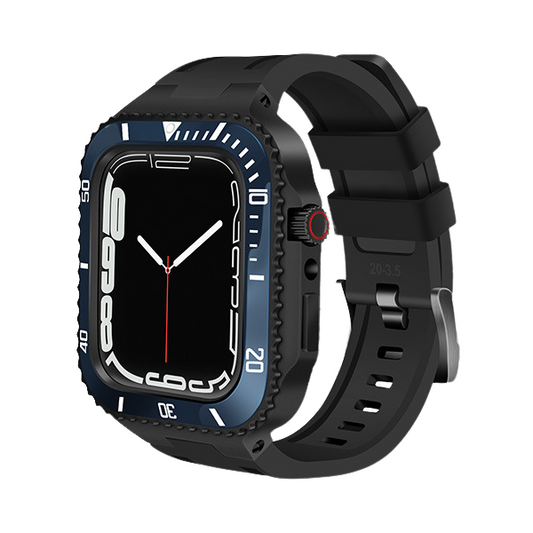 【ベゼルが映える】ベゼルデザインケースバンド【アップルウォッチ】