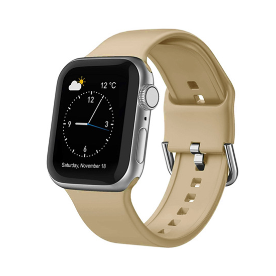 【全30色】カラーバックルシリコンバンド【アップルウォッチ】