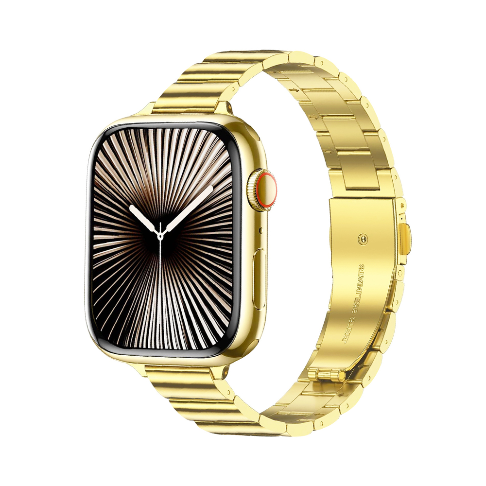 【美フォルム】スリムリンクステンレスバンド【アップルウォッチ】