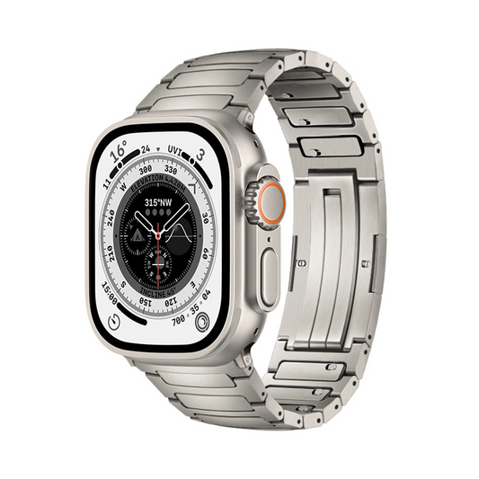 【工具不要で調節】フォーマルリンクチタンバンド【アップルウォッチ】