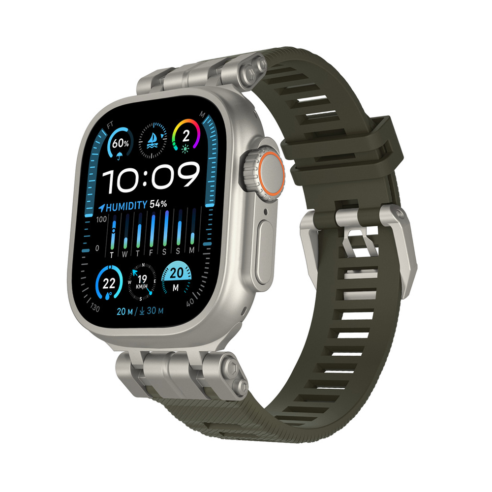 【アウトドア仕様】メタルジョイントTPUバンド【アップルウォッチ】