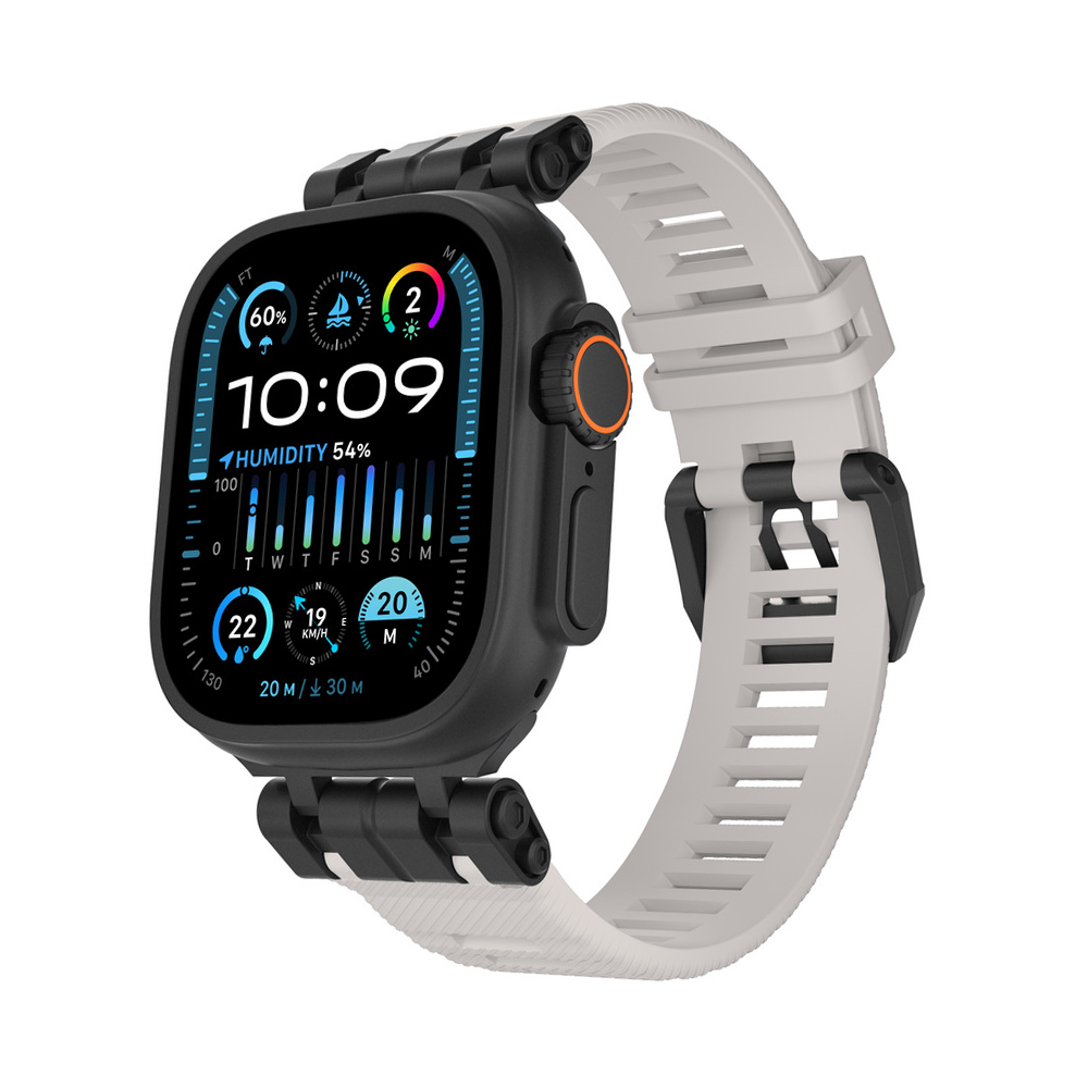 【アウトドア仕様】メタルジョイントTPUバンド【アップルウォッチ】