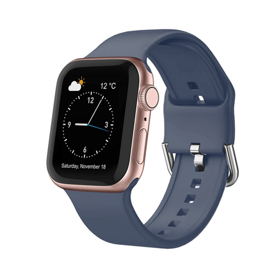 【全30色】カラーバックルシリコンバンド【アップルウォッチ】