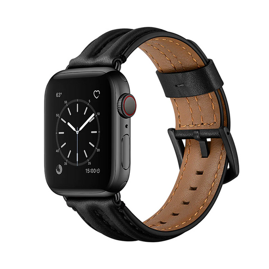 【全4色】ダブルキールレザーバンド【アップルウォッチ】