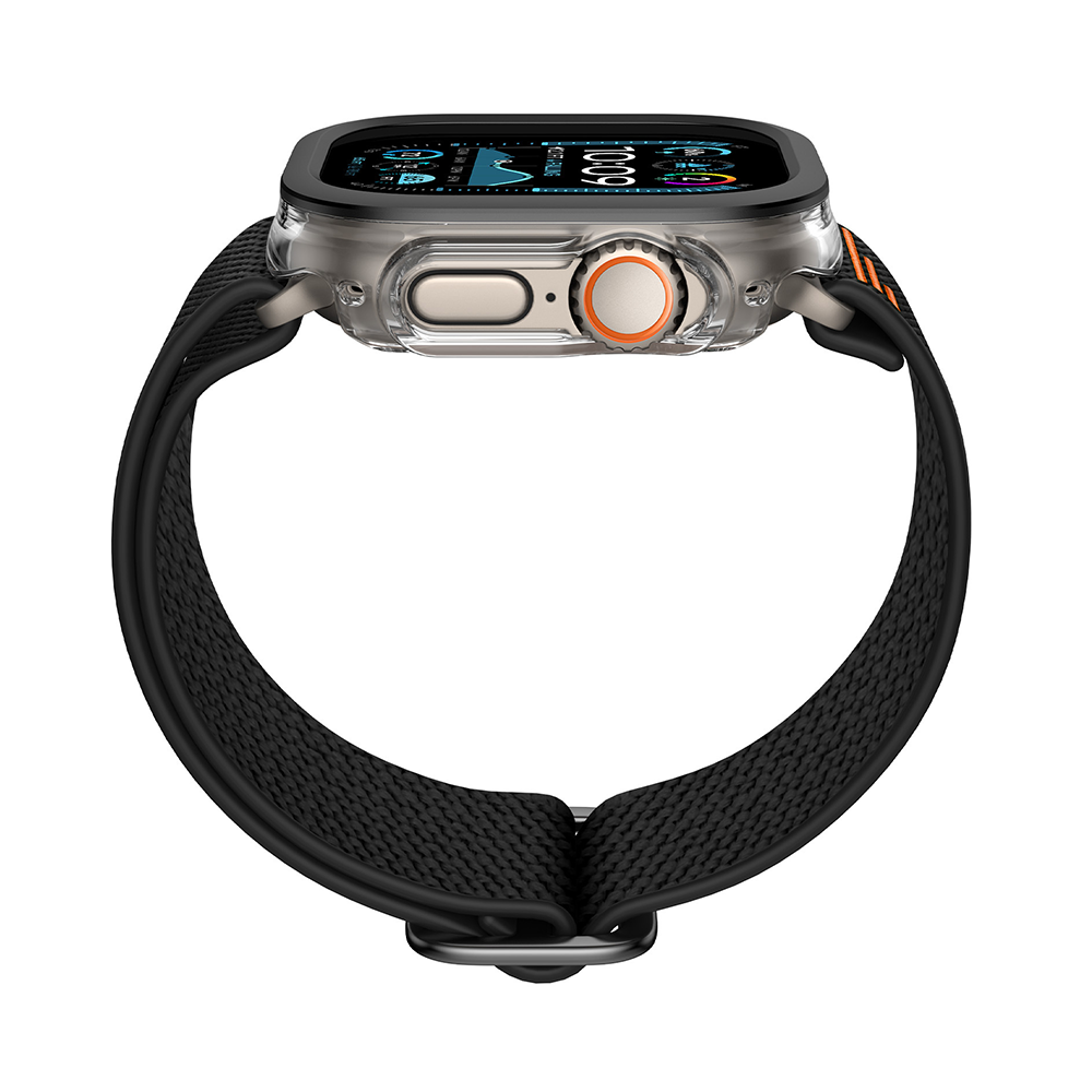 【透明感×保護力】ハイブリッドバンパーケース【アップルウォッチ】