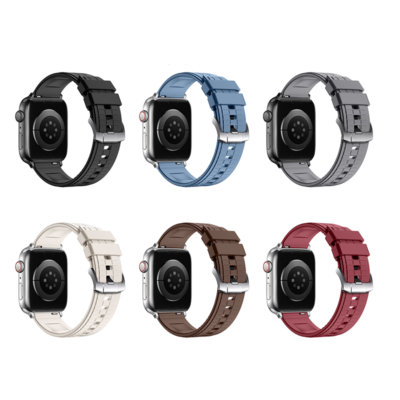 【薄くてしなやか】グリッドフィットラバーバンド【アップルウォッチ】