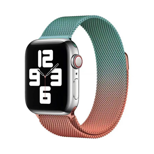 【全5色】オーロラステンレスメッシュバンド【アップルウォッチ】