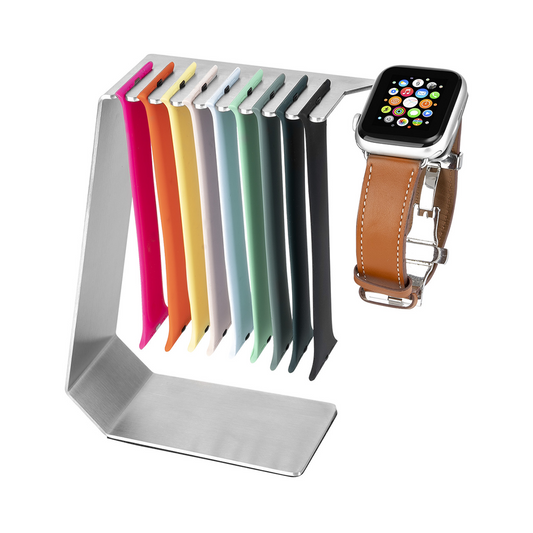 【バンド9本収納】ディスプレイ型メタルスタンド【アップルウォッチ】