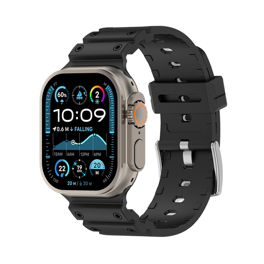 【アウトドアスタイル】ミリタリータフシリコンバンド【アップルウォッチ】