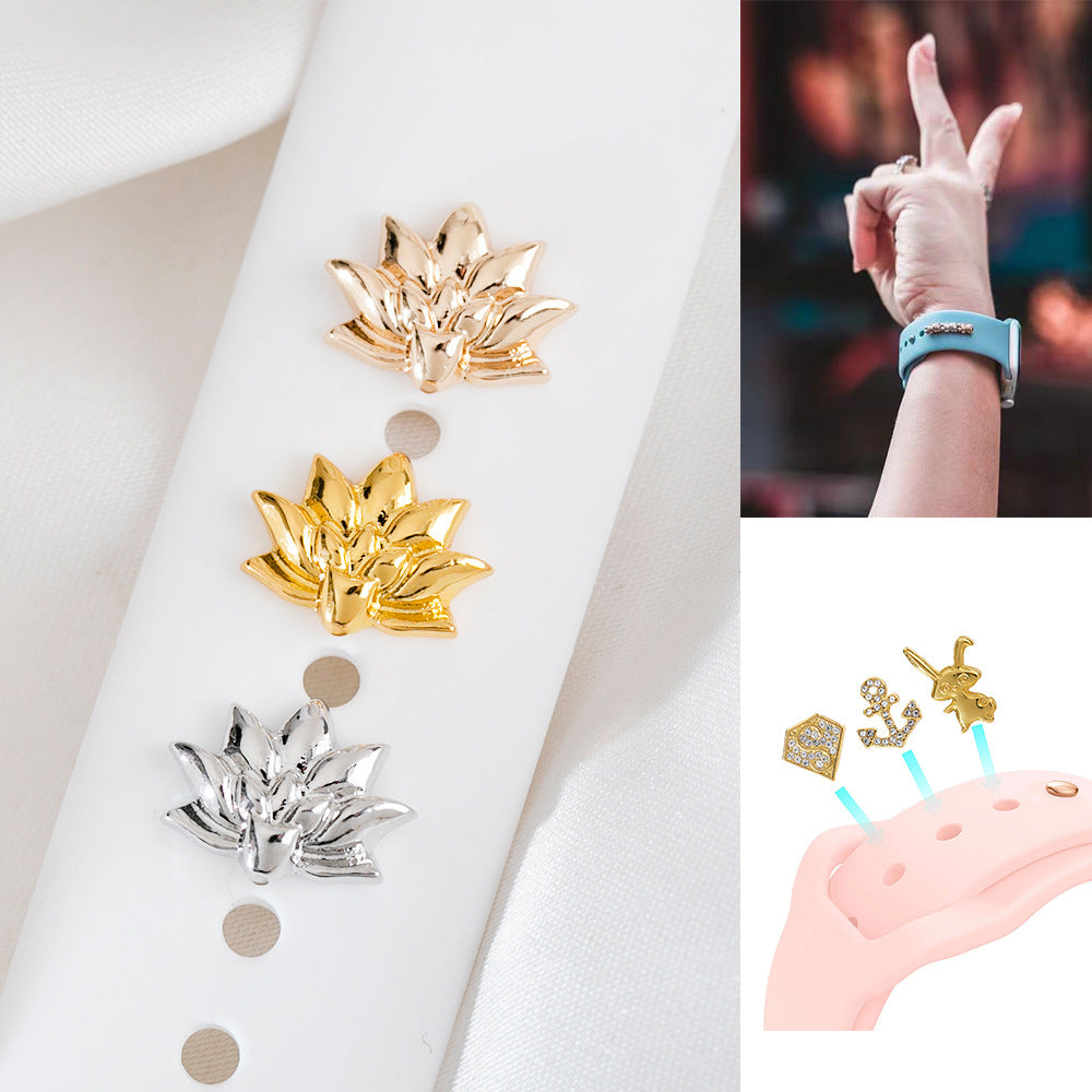 【カスタマイズ】フラワーアップルアクセサリー【アップルウォッチ】