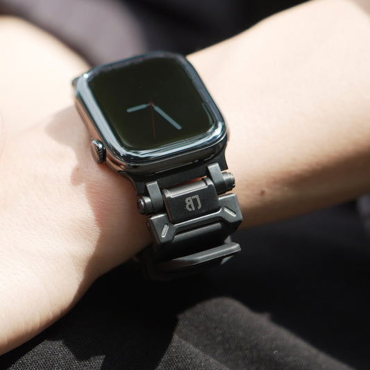 Apple Watch Band FORTRESS-003 - Black Black【Bandee Joy】