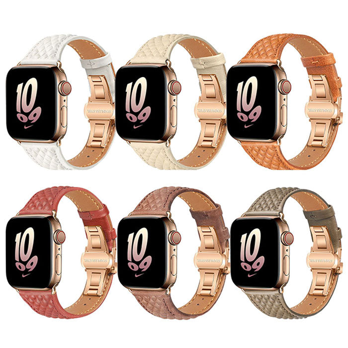 【全6色】ダイヤパターンレザーバンド【アップルウォッチ】 - Apple Watchバンド専門通販【BELTIES(ベルティーズ)】