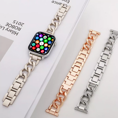 [4 colors available] Elegant chain link band [Apple Watch]