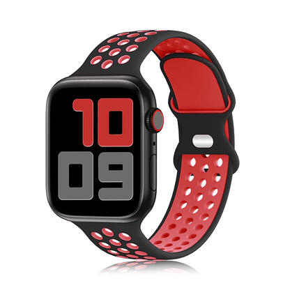 [12 colors available] Bicolor silicone sport band [Apple Watch]