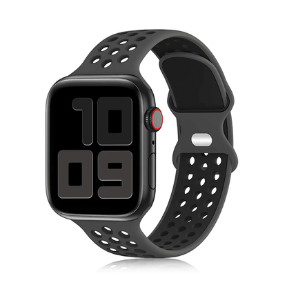 [12 colors available] Bicolor silicone sport band [Apple Watch]