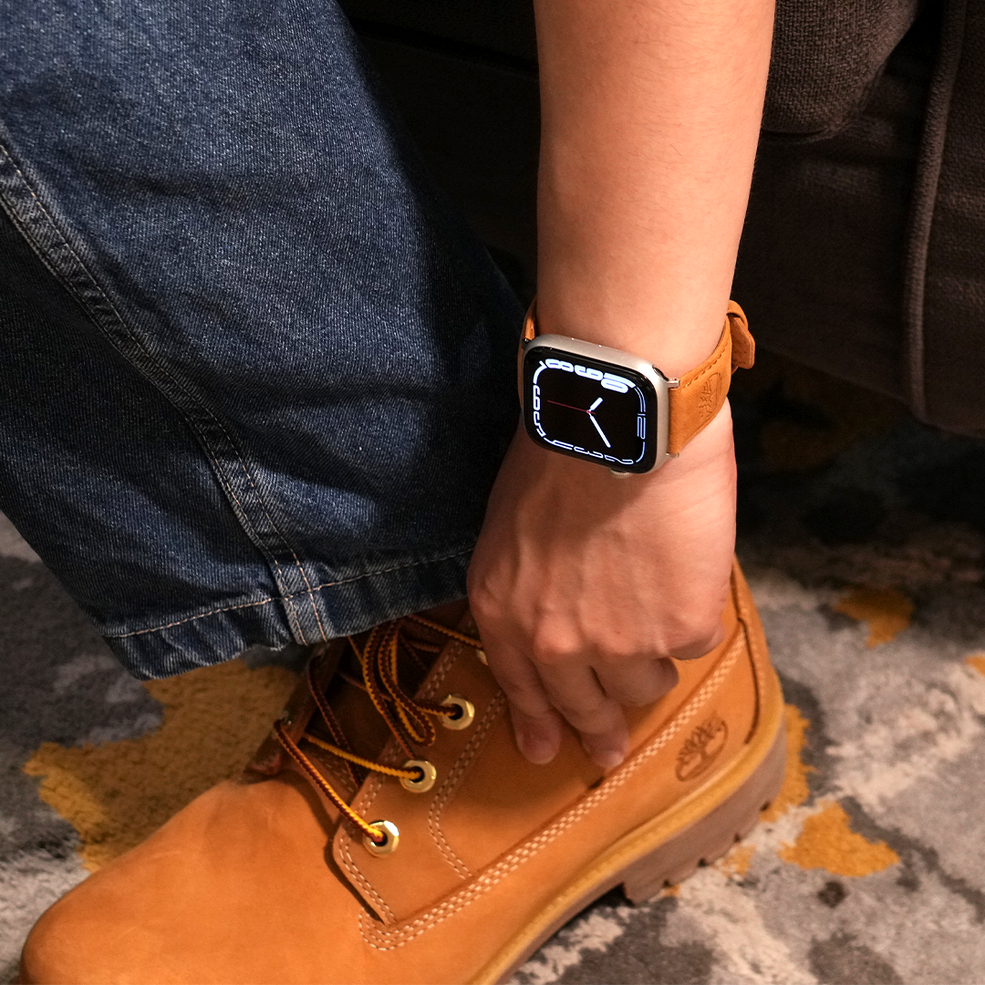 【ブランド本革】ティンバーランドレザーバンド【アップルウォッチ】