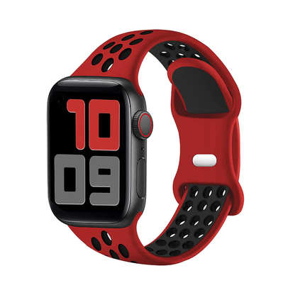 [12 colors available] Bicolor silicone sport band [Apple Watch]