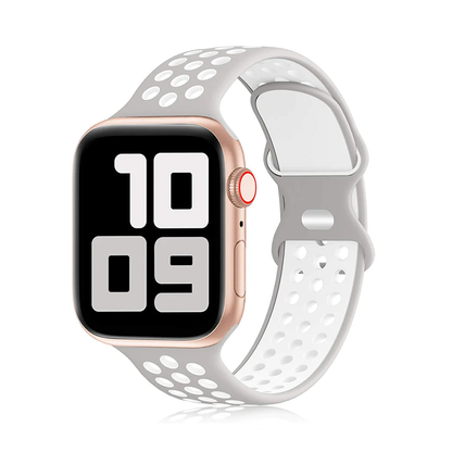 [12 colors available] Bicolor silicone sport band [Apple Watch]