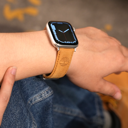 【ブランド本革】ティンバーランドレザーバンド【アップルウォッチ】