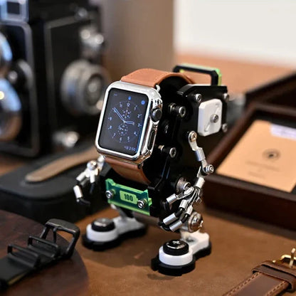 [3 types available] Robot-shaped Apple Watch stand [ROBOTOYS]