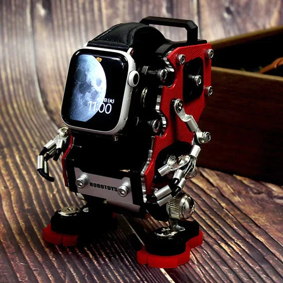 【全3タイプ】ロボット型アップルウォッチスタンド【ROBOTOYS】