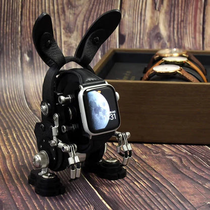 [3 types available] Robot-shaped Apple Watch stand [ROBOTOYS]