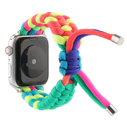 [4 types available] Rainbow paracord band [Apple Watch]