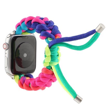 [4 types available] Rainbow paracord band [Apple Watch]