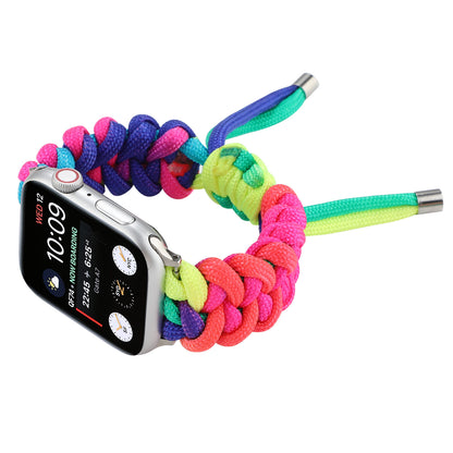 [4 types available] Rainbow paracord band [Apple Watch]