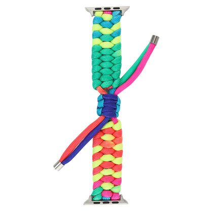 [4 types available] Rainbow paracord band [Apple Watch]