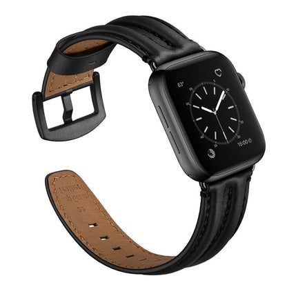 [4 colors available] Double Keel Leather Band [Apple Watch]