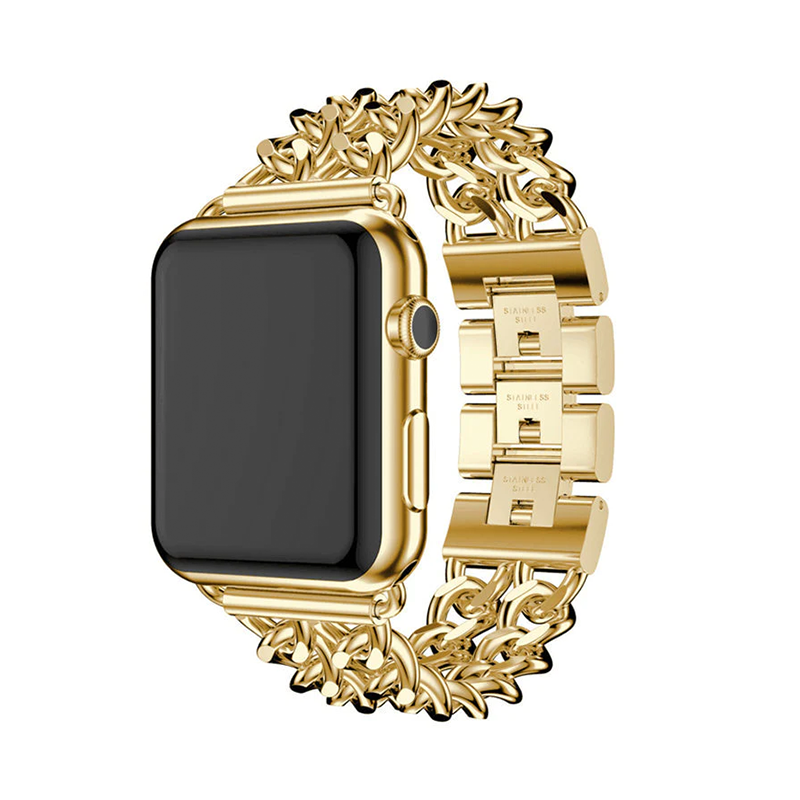 [4 colors available] Double chain metal band [Apple Watch]